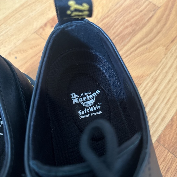 Dr Martens Black Leather Boots - Picture 3 of 5